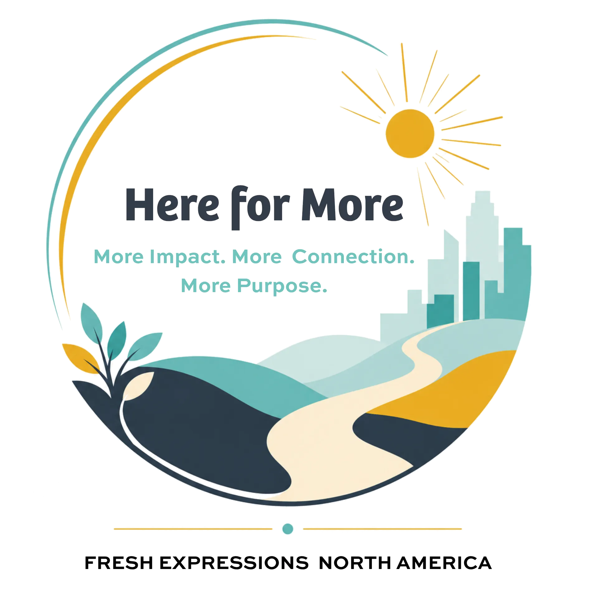 Here for More logo